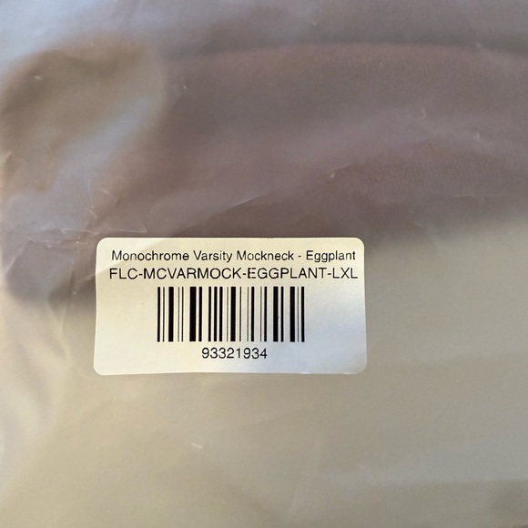 Parke Monochrome Eggplant Mockneck - Picture 2 of 5